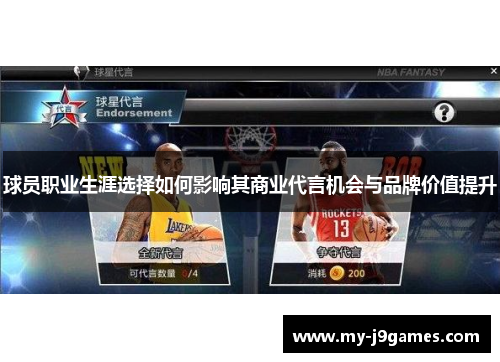 球员职业生涯选择如何影响其商业代言机会与品牌价值提升