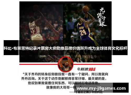 科比·布莱恩特纪录片票房大卖助推品牌价值跃升成为全球体育文化标杆